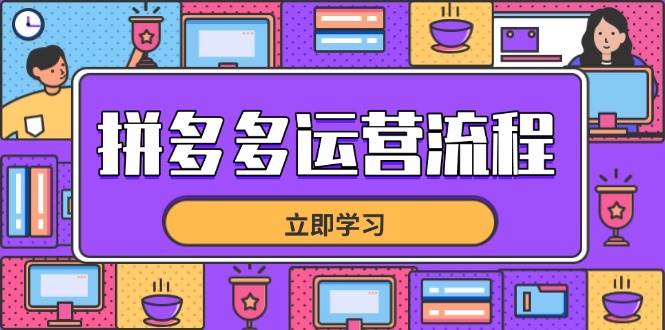 （14503期）拼多多运营流程，从选品到流量，全链路运营技巧，助力店铺爆单-大熊网创