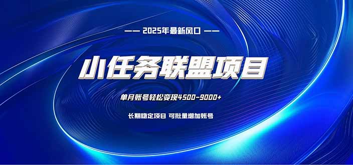 小任务联盟项目：一台电脑每天只需10分钟，轻松简单稳定-大熊网创