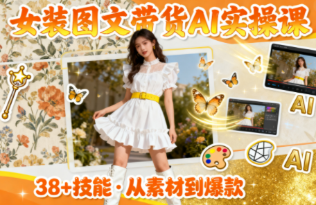 女装图文带货的AI实操课-大熊网创
