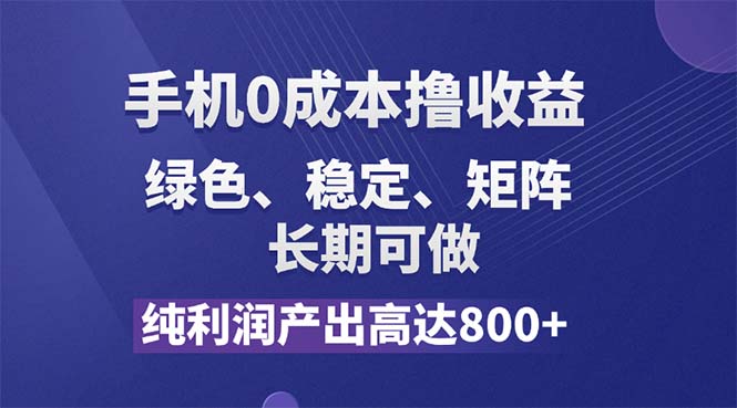 （11976期）纯利润高达800+，手机0成本撸羊毛，项目纯绿色，可稳定长期操作！-大熊网创
