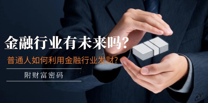 （11499期）某付费文章：金融行业有未来吗？普通人如何利用金融行业发财?(附财富密码)-大熊网创