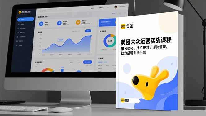 美团大众运营实战课程，排名优化、推广投放、评价管理，助力店铺业绩倍增-大熊网创