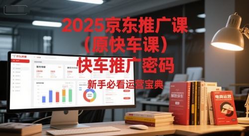 2025京东推广课(原快车课)解锁京东快车推广密码，新手必看运营宝典-大熊网创
