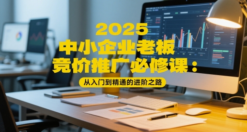 2025中小企业老板竞价推广必修课：从入门到精通的进阶之路-大熊网创