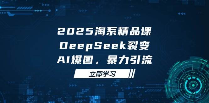 （14639期）2025 淘系精品课，DeepSeek 裂变，AI 爆图，暴力引流-大熊网创