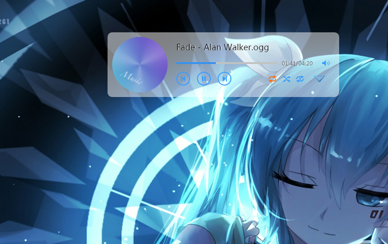 好看的网页MP4音乐播放器源码-大熊网创