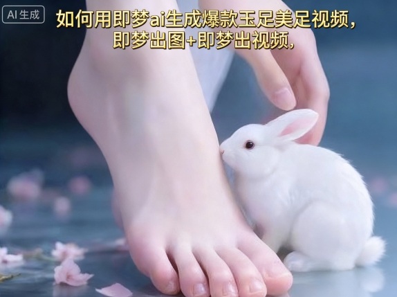 如何用即梦ai生成爆款玉足美足视频，即梦出图+即梦出视频，快速涨粉-大熊网创