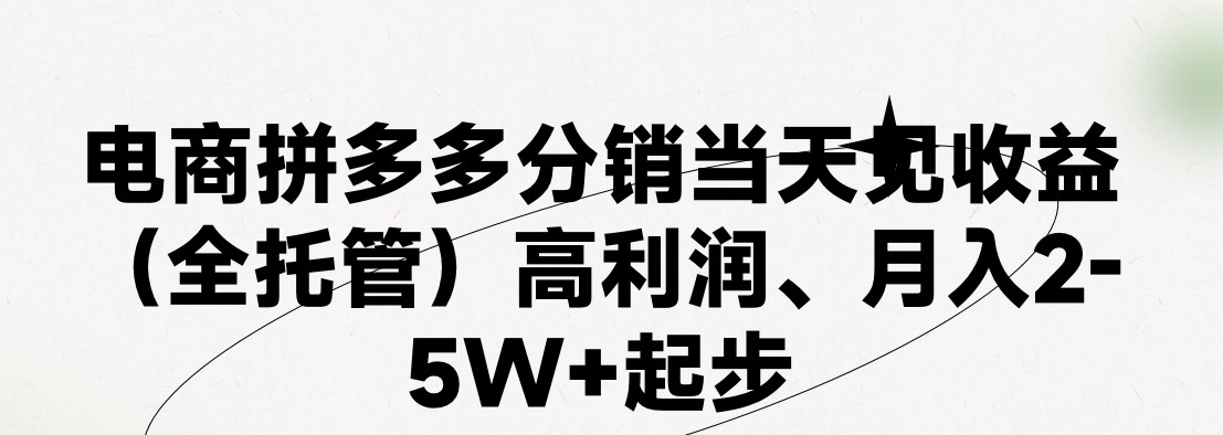 （11091期）最新拼多多模式日入4K+两天销量过百单，无学费、 老运营代操作、小白福…-大熊网创