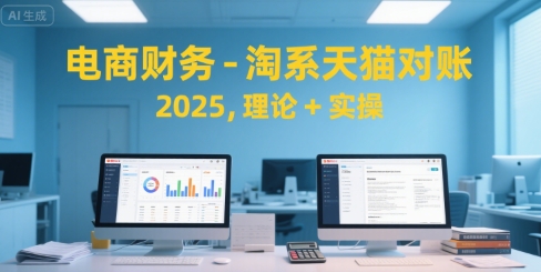 电商财务-淘系天猫对账2025，理论+实操-大熊网创