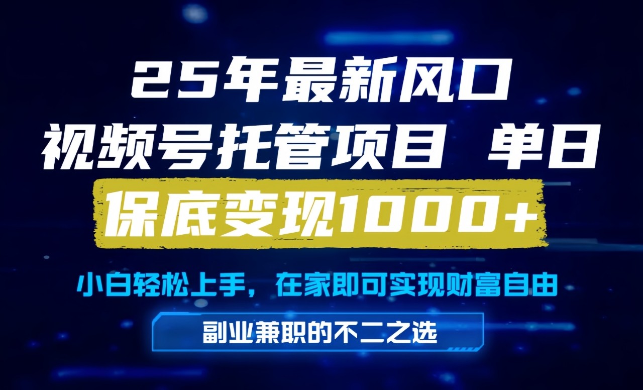 真正的懒人项目，妥妥的福利，先到先得，单日保底1000+-大熊网创