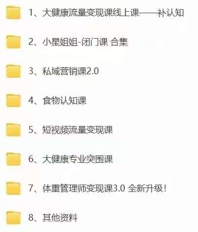 图片[2]-（10871期）大健康 流量 变现2.0：拓高变现 流量/成高客单/低粉高变现/只讲落地实战-大熊网创