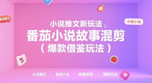 小说推文新玩法，番茄小说故事混剪(爆款借鉴玩法)-大熊网创