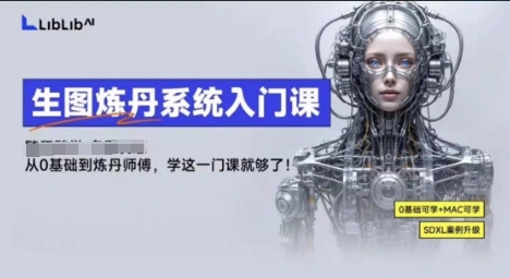 LibLibAI哩布哩布生图炼丹系统入门课，从生图到炼丹，只学这一门就够了-大熊网创