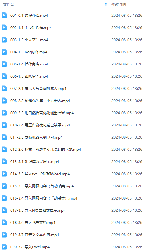 图片[1]-（11990期）Coze-0基础开发 Agent智能体教程：不需要懂编程，做属于自己的对话机器人-大熊网创