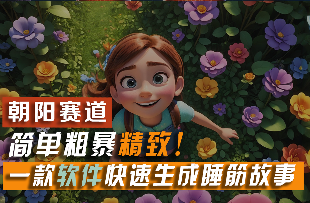 （11405期）利用一款软件5分钟一条爆款睡筋故事，简单粗暴精致！小白月入2w+-大熊网创