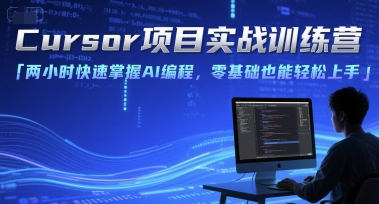Cursor项目实战训练营，两小时快速掌握AI编程，零基础也能轻松上手-大熊网创