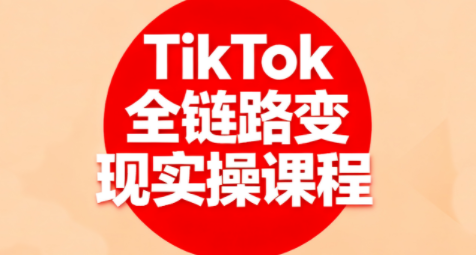 小杨老师·TikTok全链路变现实操课程-大熊网创