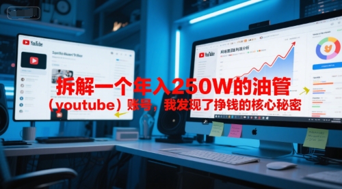 付费文章：拆解一个年入250W的油管(youtube)账号，我发现了挣钱的核心秘密-大熊网创