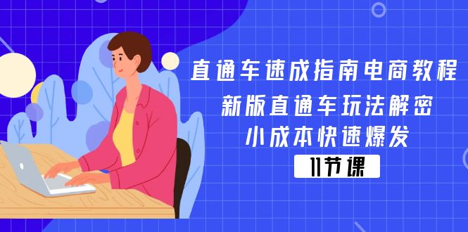 （11537期）直通车 速成指南电商教程：新版直通车玩法解密，小成本快速爆发（11节）-大熊网创