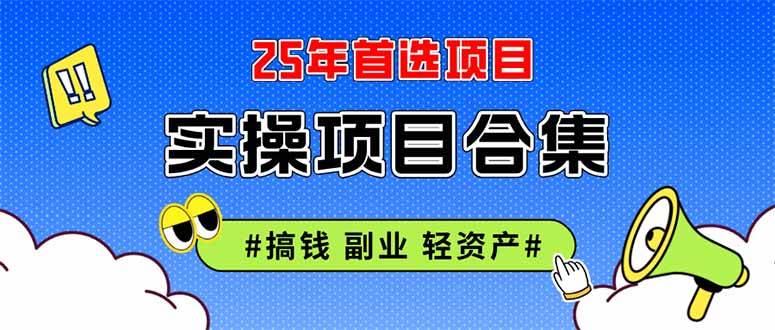 （14767期）2025实操项目合集 挂机类型 直播类型 轻资产创业类型 课程分享各项目介…-大熊网创