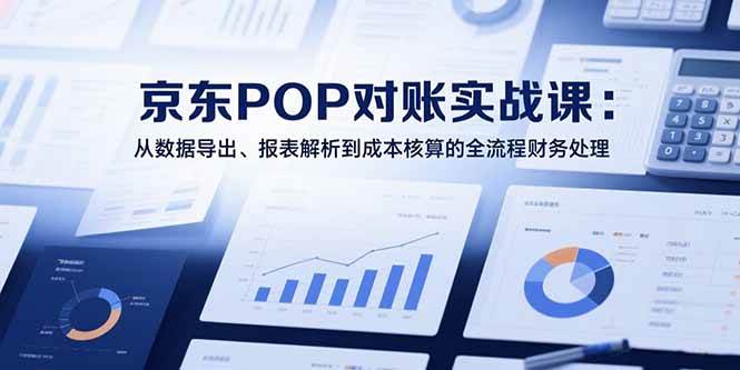 （15447期）2025京东POP对账实战课：从数据导出、报表解析到成本核算的全流程财务处理-大熊网创