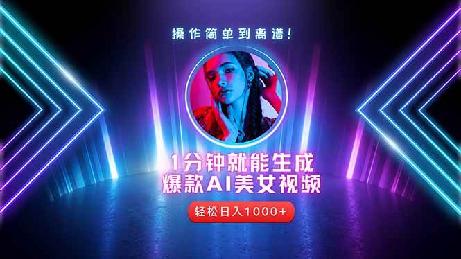 （14702期）2025年最强副业：用AI做短视频，从零开始打造爆款账号！-大熊网创