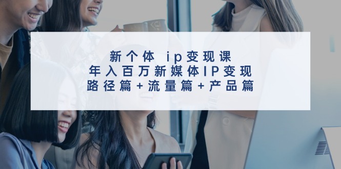 （11971期）新个体 ip变现课，年入百万新媒体IP变现，路径篇+流量篇+产品篇-大熊网创