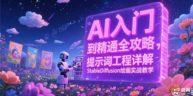 （15181期）AI入门到精通全攻略，提示词工程详解，StableDiffusion绘画实战教学-大熊网创